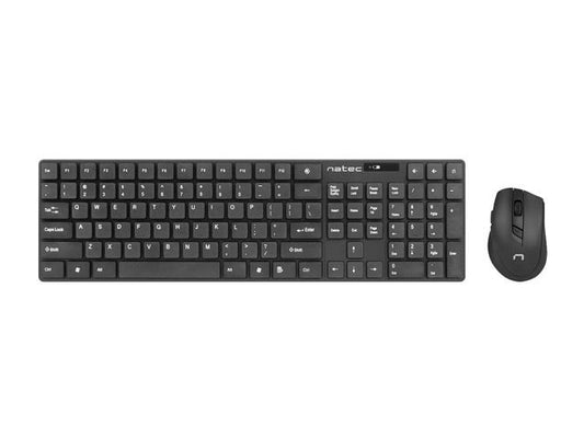 Keyboard Natec Wireless Stingray Multimedia w/Mouse 1600dpi