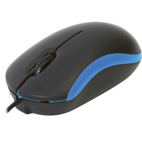 Mouse Omega OM-07VBL 3D Optical Blue 1000DPI USB