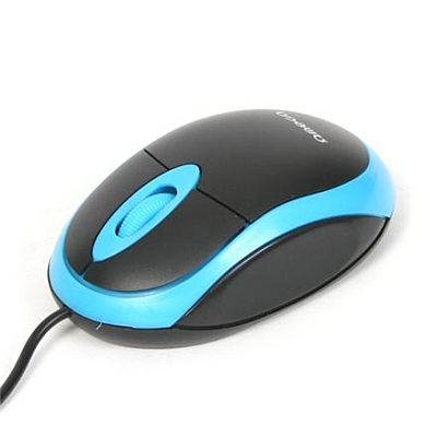 Mouse Omega OM-06VBL 3D Optical Black/Blue 1200DPI USB