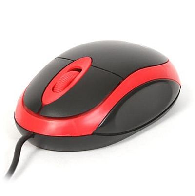 Mouse Omega OM-06VR 3D Optical Black/Red 1200DPI USB