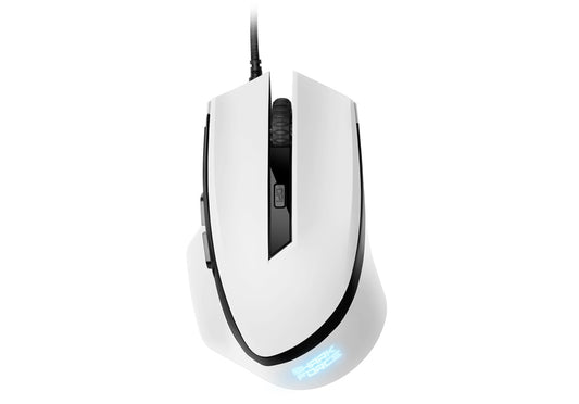 Mouse Sharkoon SHARK Force Gaming 1600 DPI USB White w/Blue LED