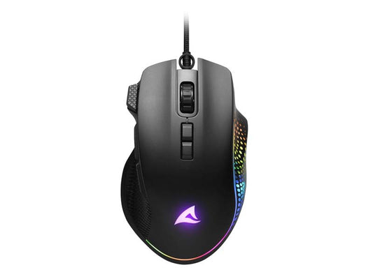 Mouse Sharkoon SHARK Force 3 Gaming 12800 DPI USB RGB Black