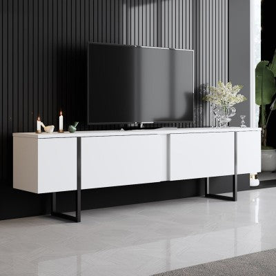 Luxe TV cabinet - White, Black