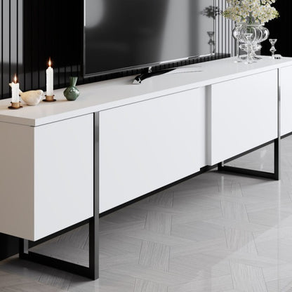 Luxe TV cabinet - White, Black