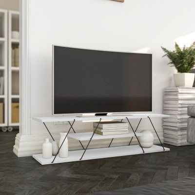 Tv chest Paris white