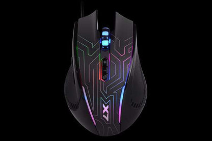 Mouse A4 X87 Gaming Oscar Neon 2400 DPI Adjustable