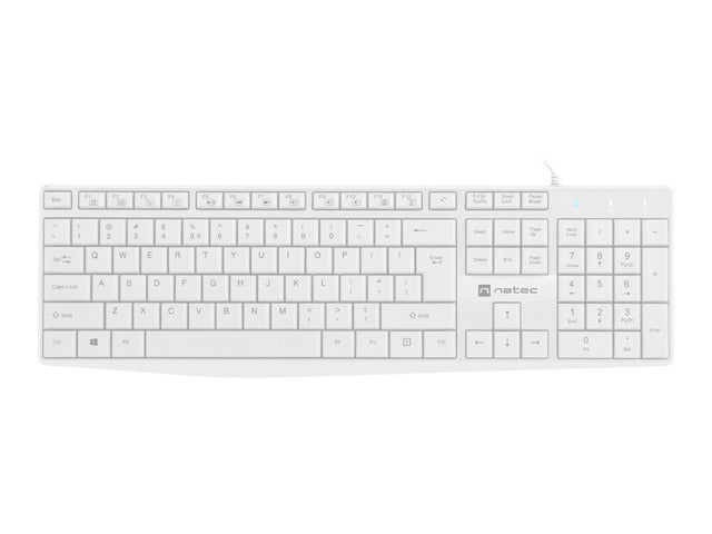 Keyboard Natec Nautilus Slim White