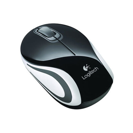 Mouse Logitech Wireless M187 Mini Black/White